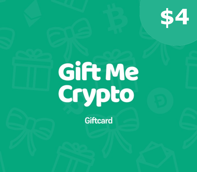 Okładka Gift Me Crypto $4 Gift Card