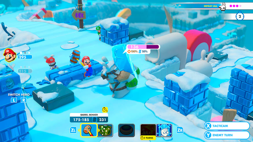 Mario + Rabbids Kingdom Battle Gold Edition EU Nintendo Switch CD Key screenshot 6