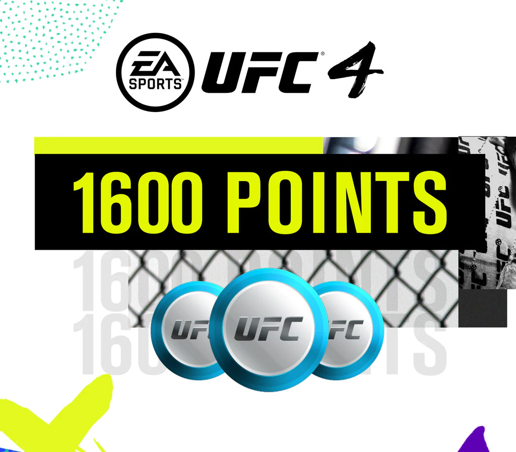 UFC 4 - 1600 Points XBOX One / Xbox Series X|S CD Key cover art
