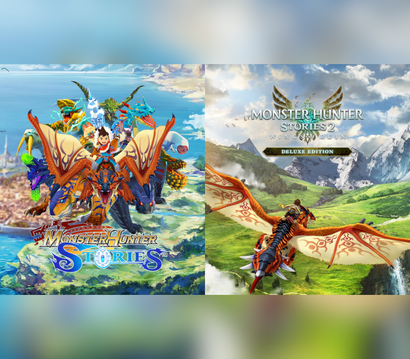 Monster Hunter Stories Deluxe Collection EU PC Steam CD Key cover art