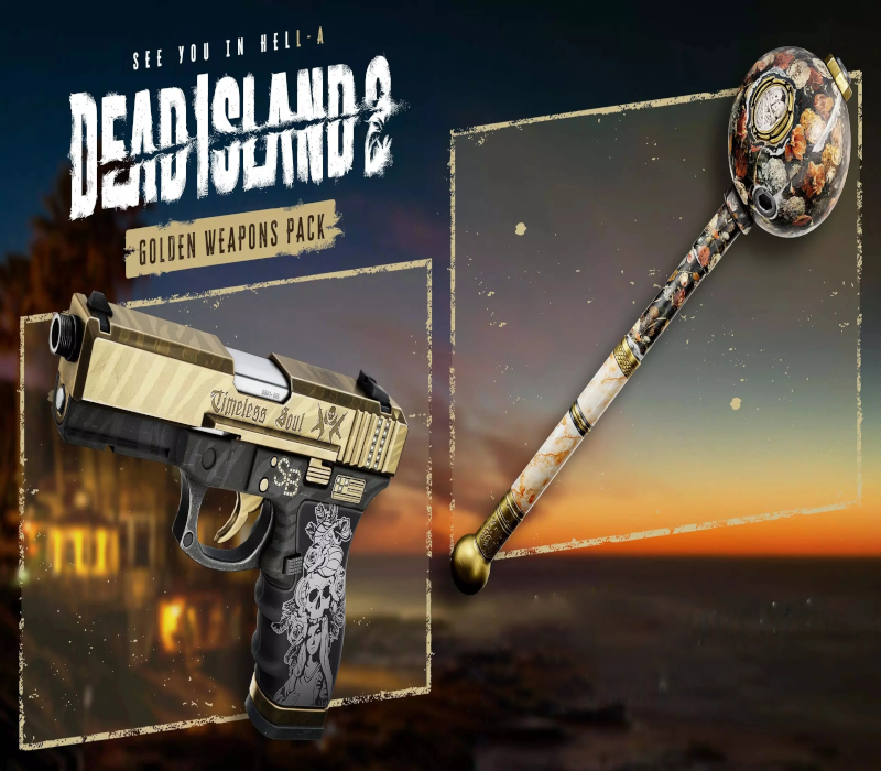 Dead Island 2 - Golden Weapons Pack DLC EU PS4 CD Key cover art