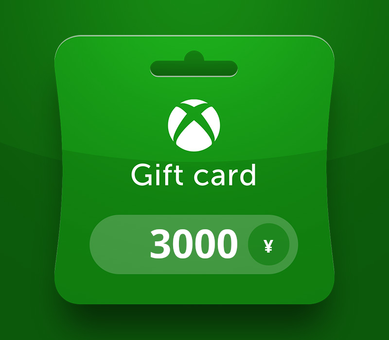 Copertina di XBOX Live JPY 3000 Prepaid Card JP