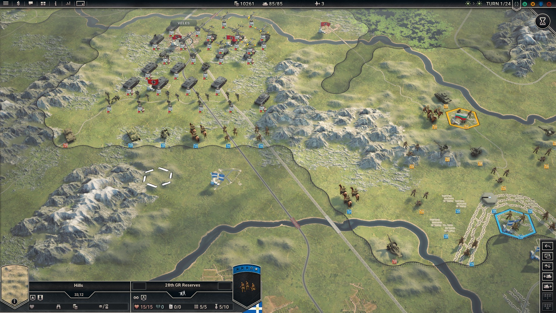 Panzer Corps 2 - Axis Operations 1941 DLC EU PC Steam CD Key screenshot 5
