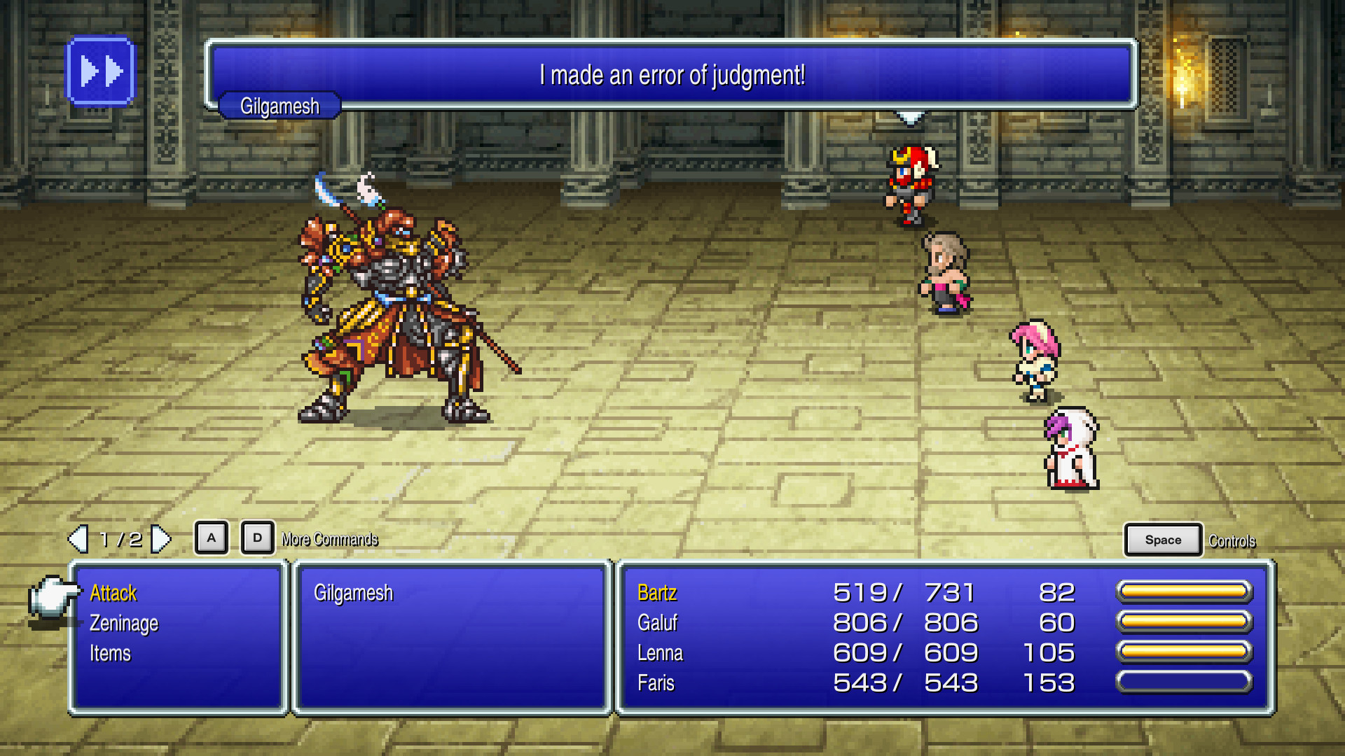 FINAL FANTASY V Pixel Remaster RoW Steam CD Key screenshot 3