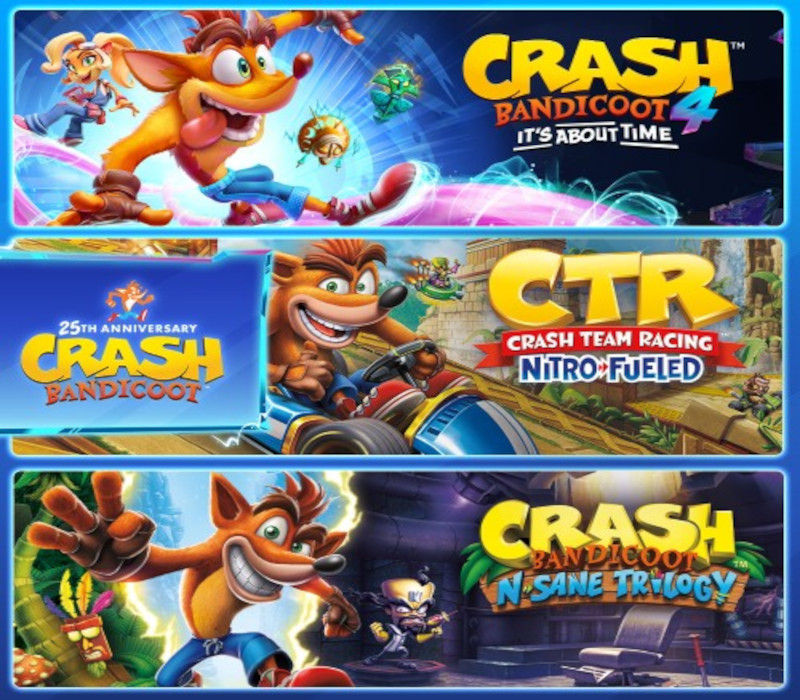 Crash Bandicoot Crashiversary Bundle PS4 Account cover art