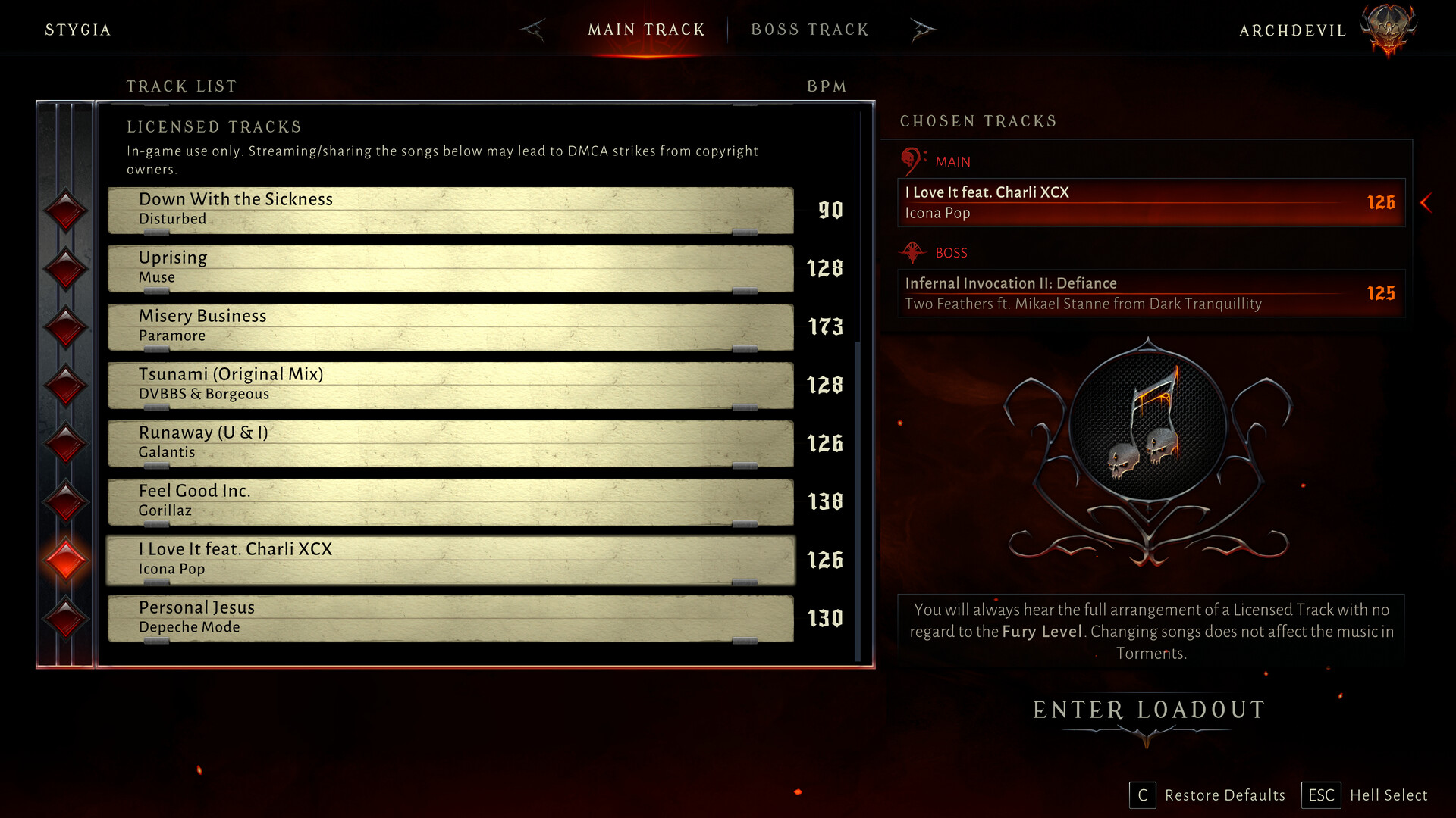 Metal: Hellsinger VR - Essential Hits Pack DLC PC Steam CD Key screenshot 2