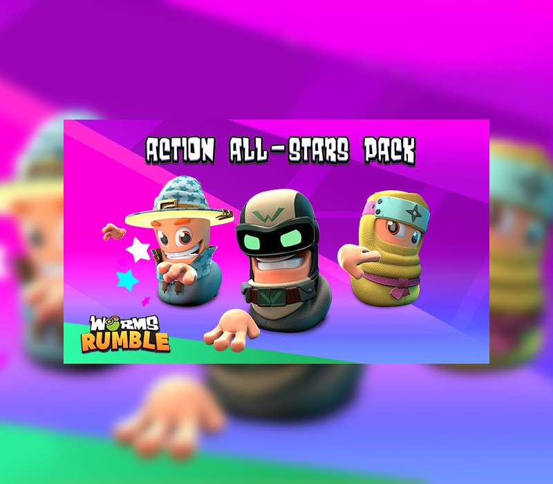 Worms Rumble - Action All-Stars Pack DLC EU PS4 CD Key cover art