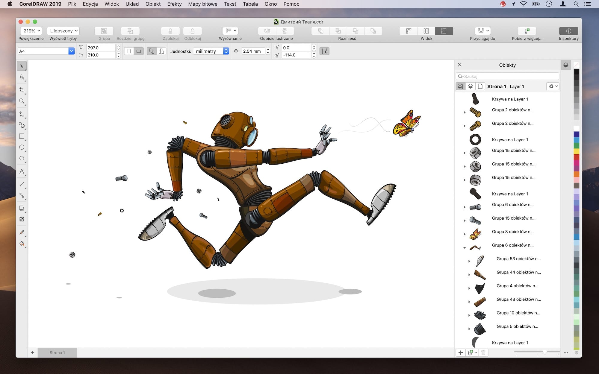 CorelDRAW Graphics Suite 2019 for Mac Key (1 Device) — zrzut ekranu 3