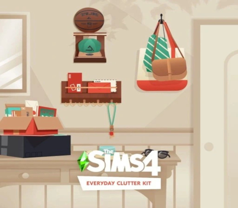 The Sims 4 - Everyday Clutter Kit DLC PC EA App CD Key cover art