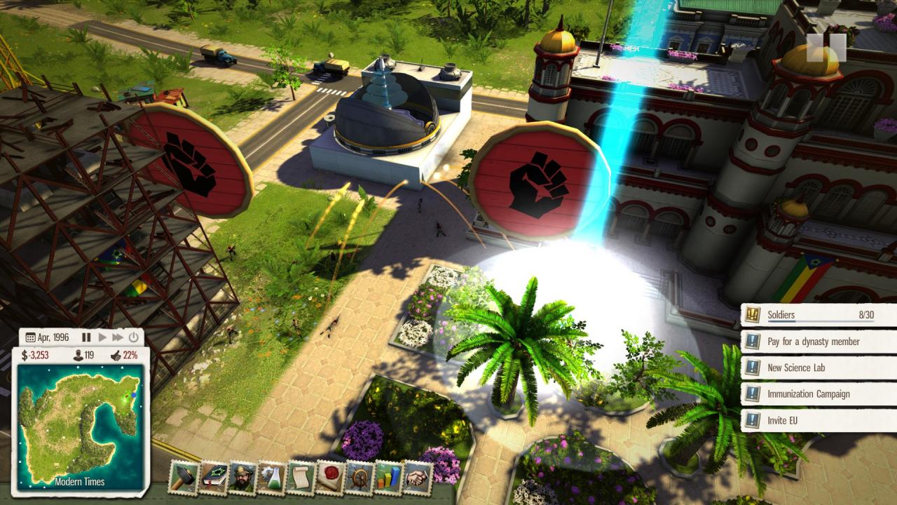 Tropico 5 - Supervillain DLC EU Steam CD Key screenshot 5