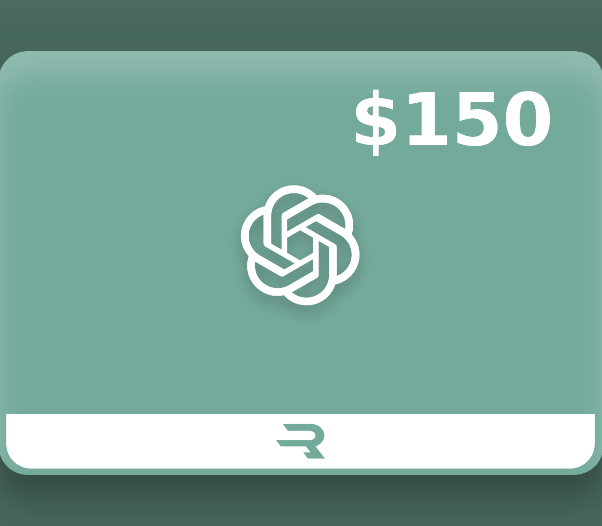 Rewarble ChatGPT USD 150 Gift Card cover art