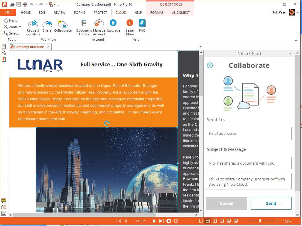 Nitro PDF Pro 10 CD Key screenshot 1