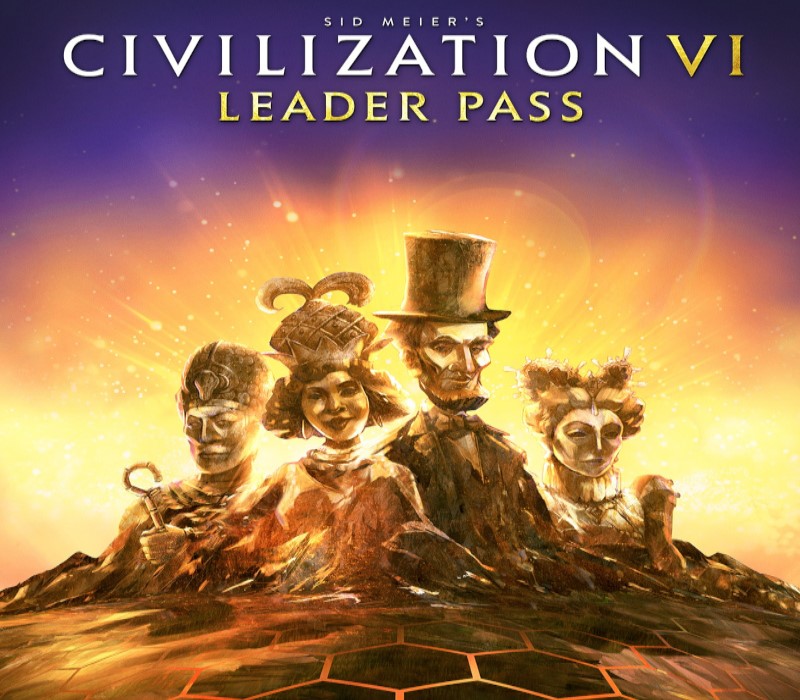 Sid Meier's Civilization VI - Leader Pass DLC EU Steam CD Key cover art