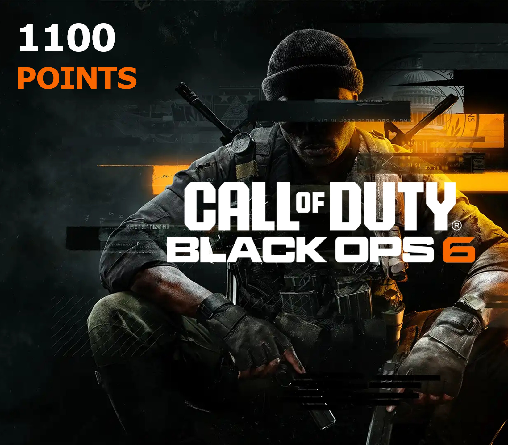 Call of Duty: Black Ops 6 - 1100 COD Points DLC XBOX One / Xbox Series X|S CD Key cover art