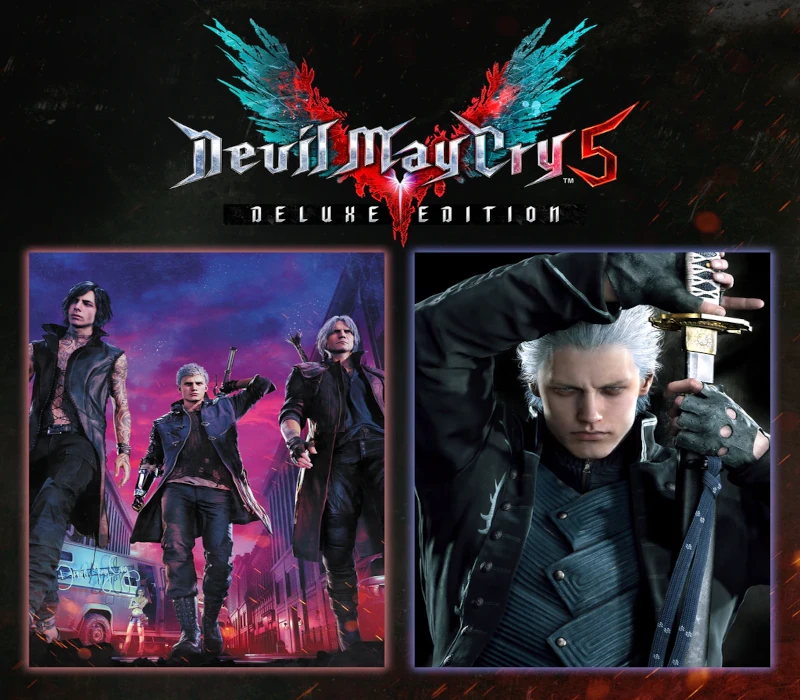 Devil May Cry 5 Deluxe + Playable Character: Vergil DLC XBOX One / Xbox Series X|S Account cover art