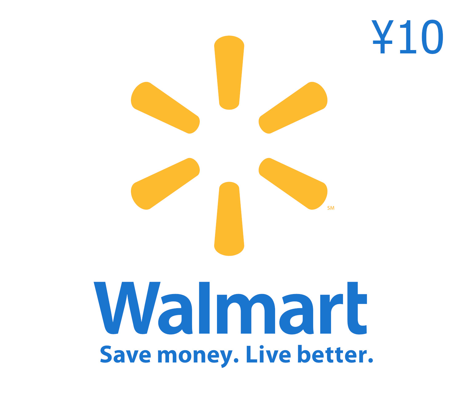 Walmart 10 CNY Gift Card CN cover art