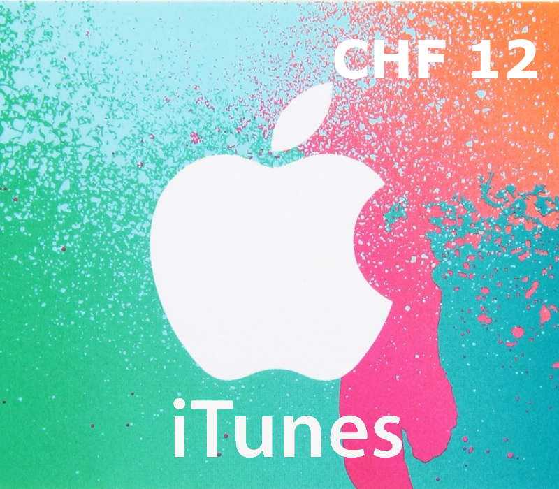 Jaquette de iTunes 12 CHF Card CH