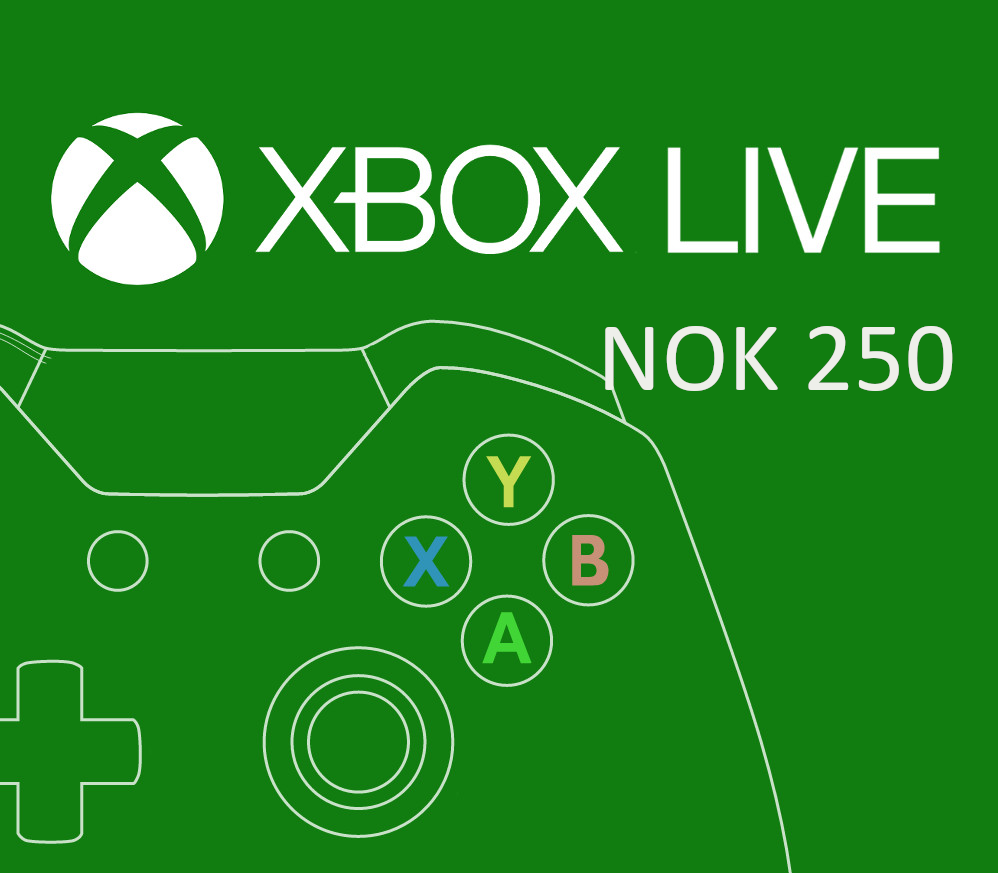 XBOX Live 250 NOK Prepaid Card NO cover art