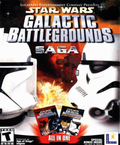 Star Wars Galactic Battlegrounds Saga cover art