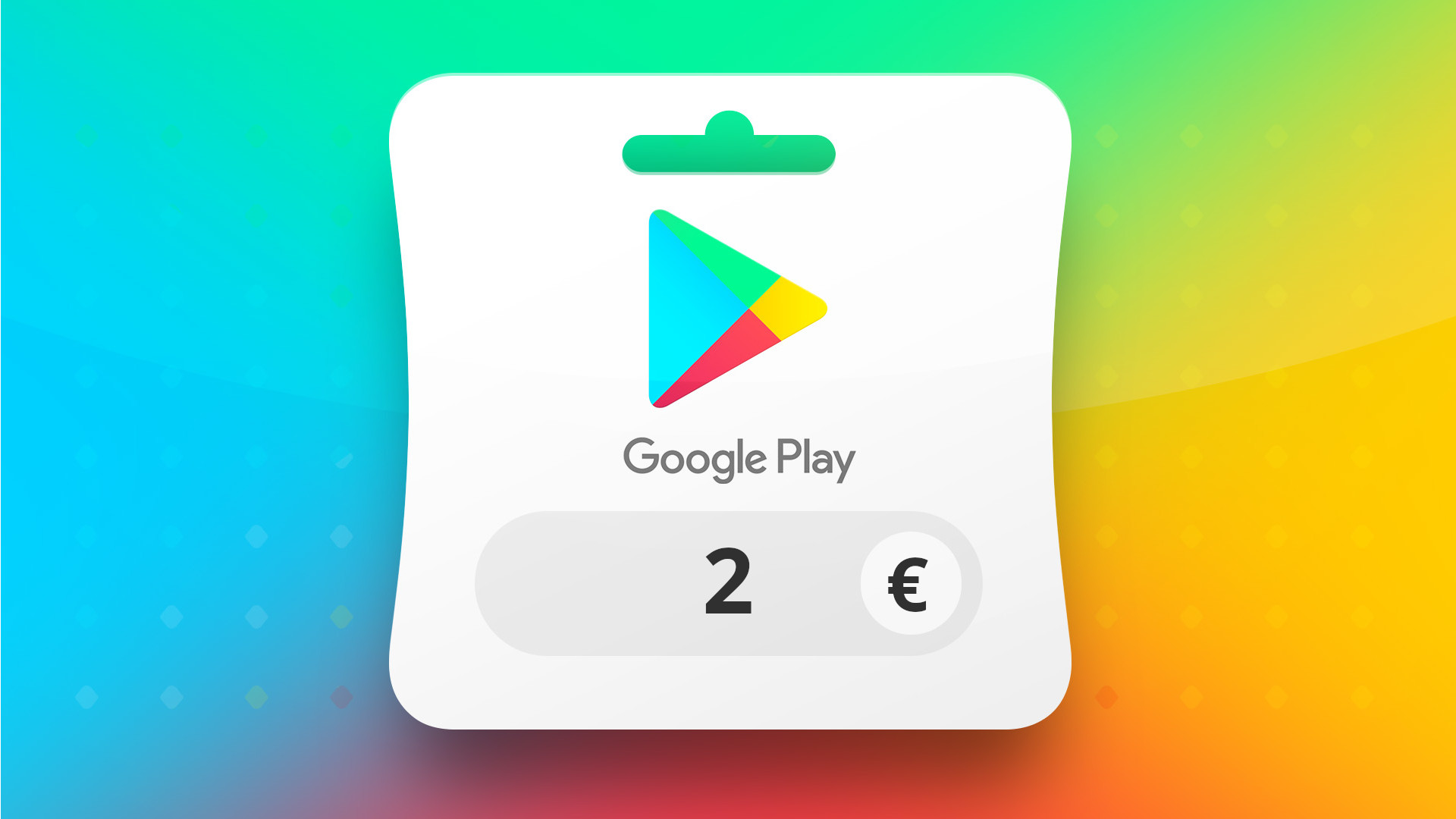 Google Play EUR 2 Gift Card EU screenshot 1