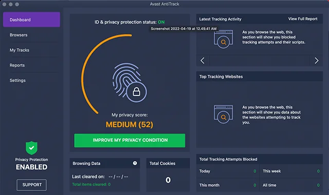 Avast AntiTrack Premium 2025 Key (1 Year / 1 PC) screenshot 2