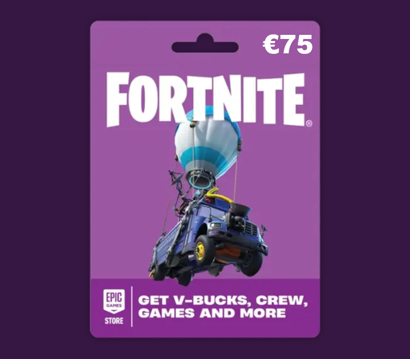 Fortnite EUR 75 PC Epic Games Gift Card IE cover