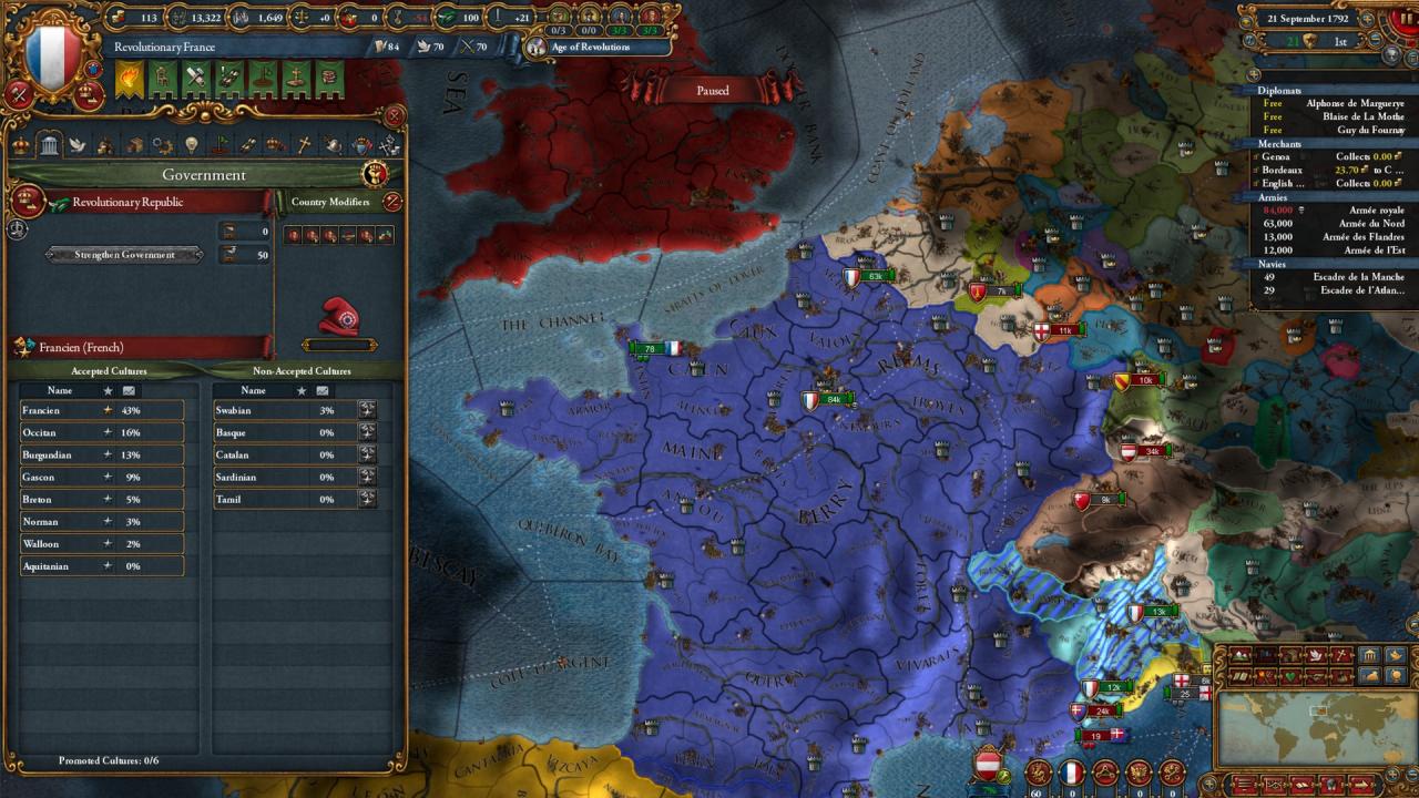 Europa Universalis IV - Emperor Content Pack DLC PC Steam CD Key screenshot 1