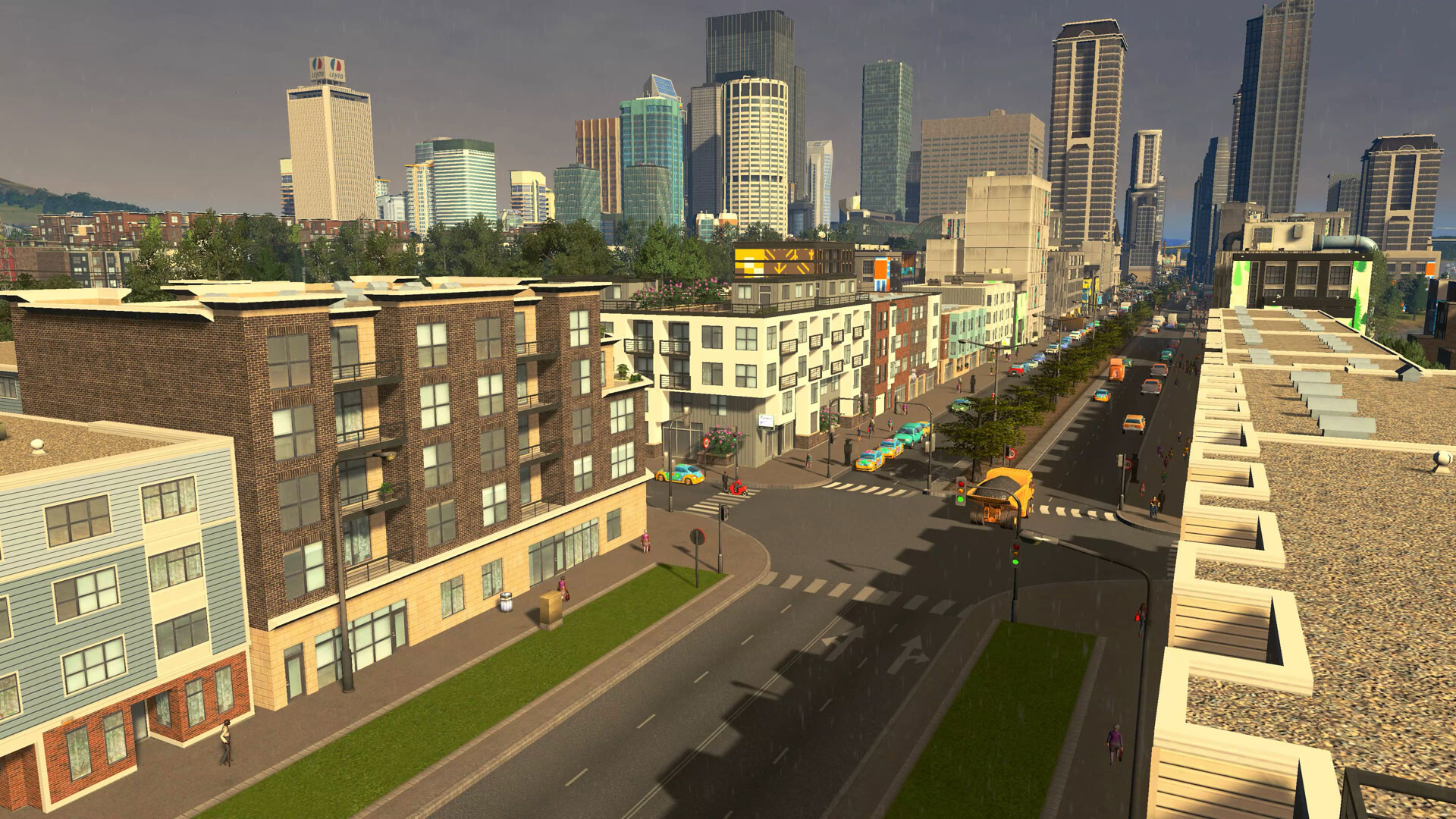 Cities: Skylines - Content Creator Pack: Emerging Downtown DLC RoW PC Steam CD Key screenshot 2