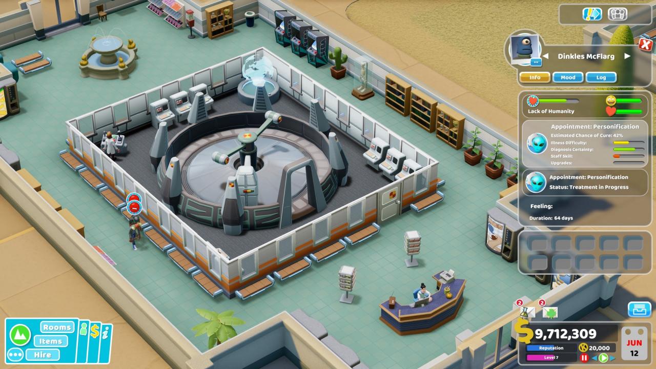 Two Point Hospital - Close Encounters DLC EU PC Steam Altergift screenshot 6