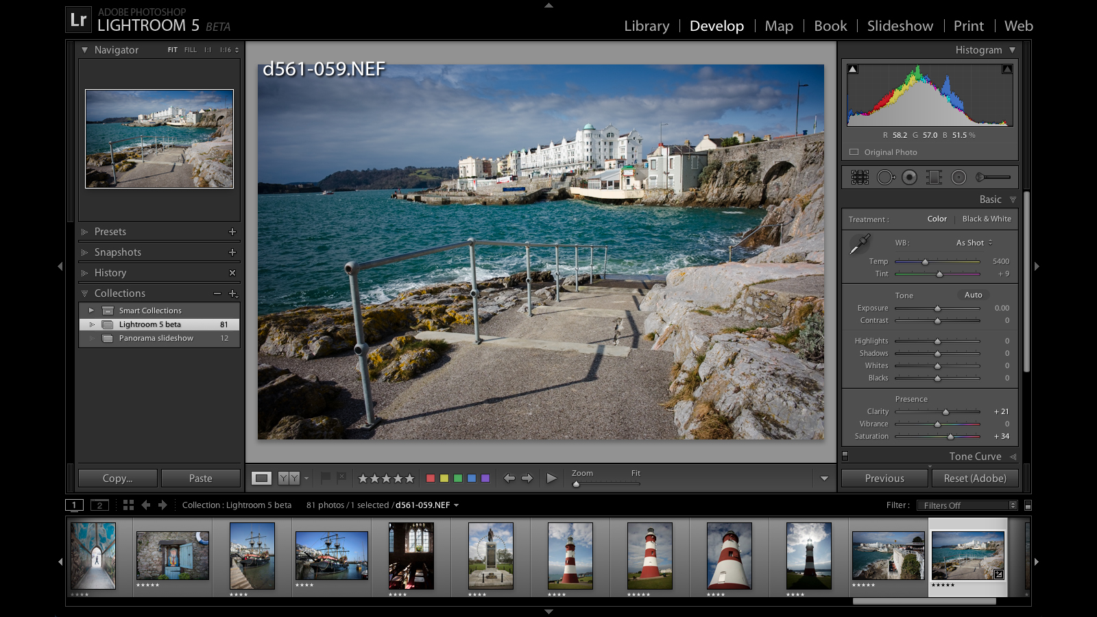 Adobe Lightroom 5.7 For Windows EU PC CD Key screenshot 2