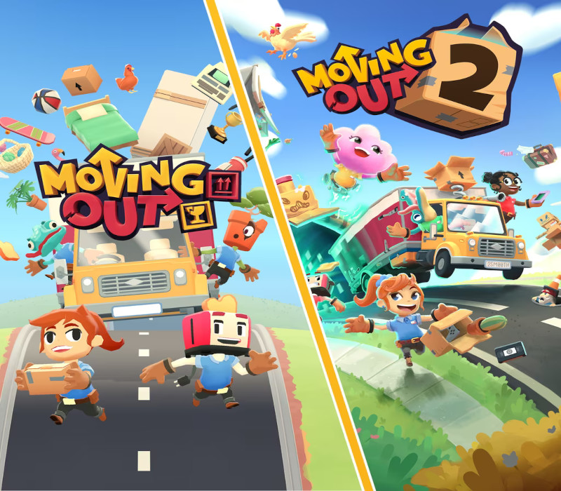 Moving Out + Moving Out 2 Bundle XBOX One / Xbox Series X|S / PC Account cover art