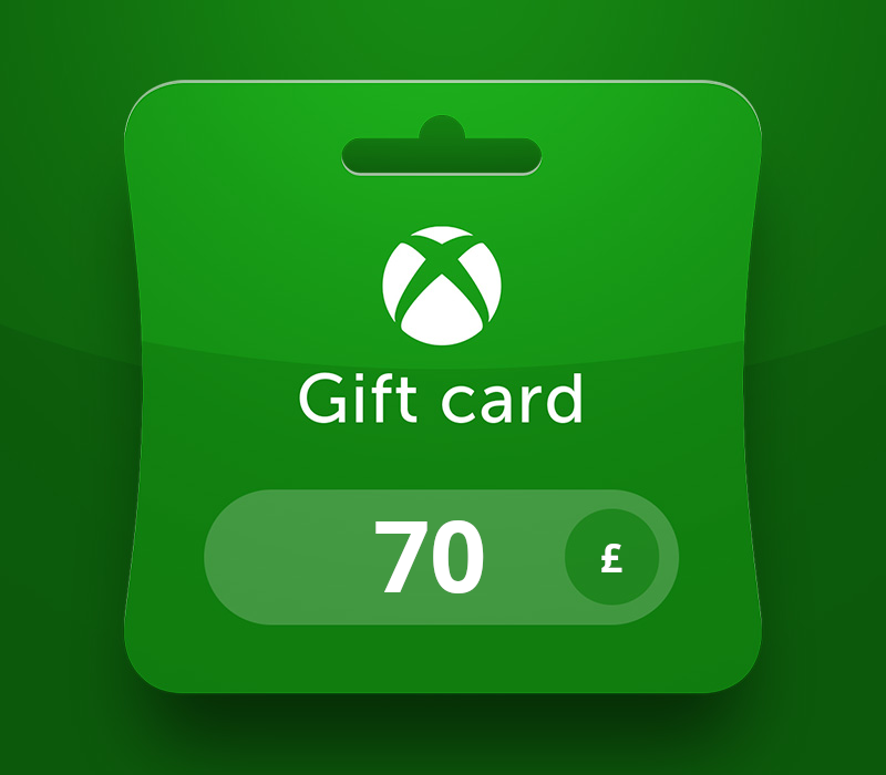 XBOX Live GBP 70 Prepaid Card UK cover art