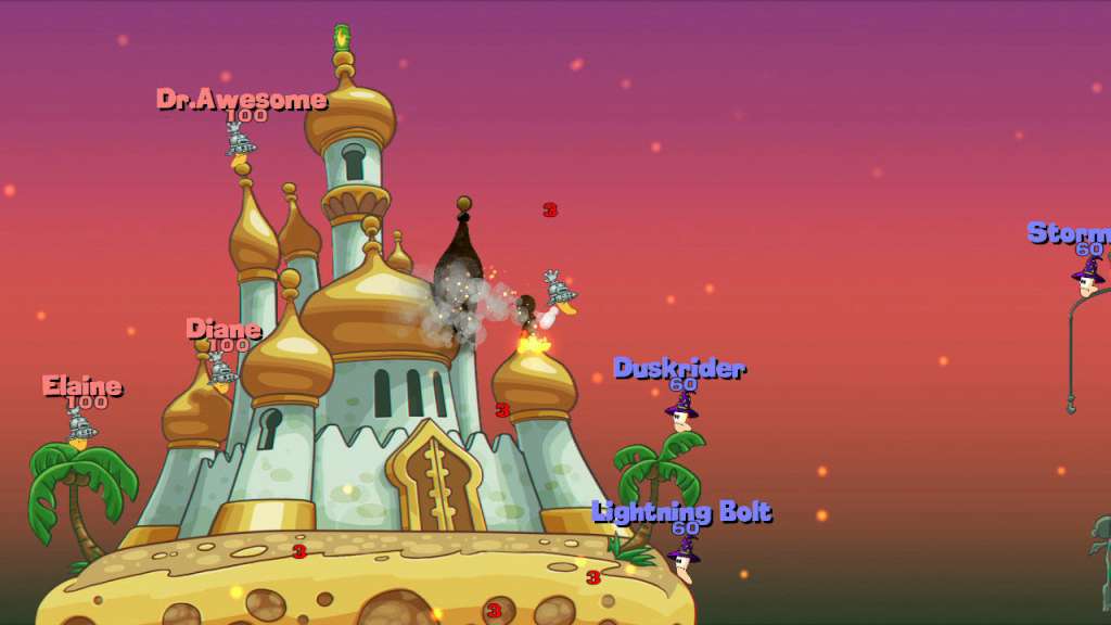 Screenshot 4 di Worms Reloaded - Forts Pack DLC EU PC Steam CD Key