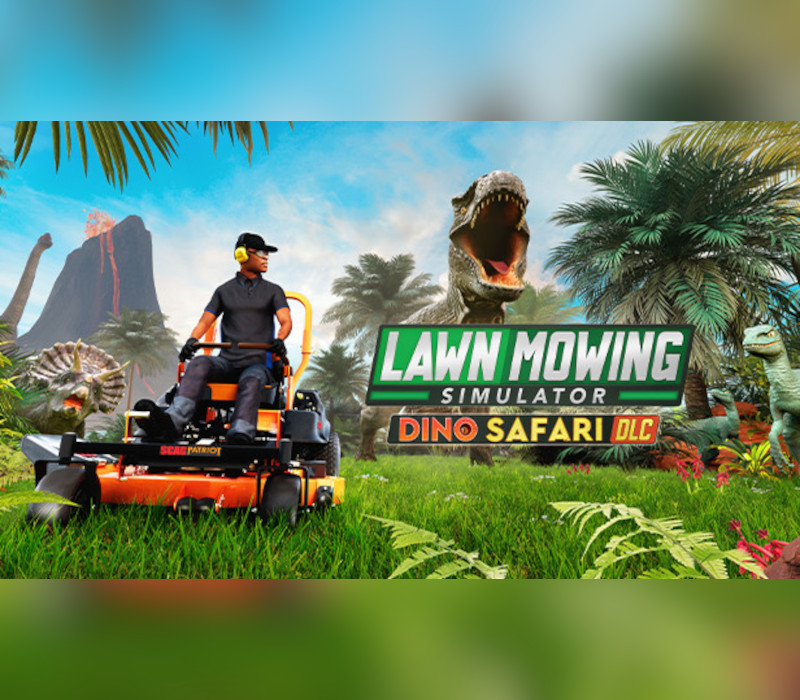Lawn Mowing Simulator - Dino Safari DLC Steam CD Key cover art