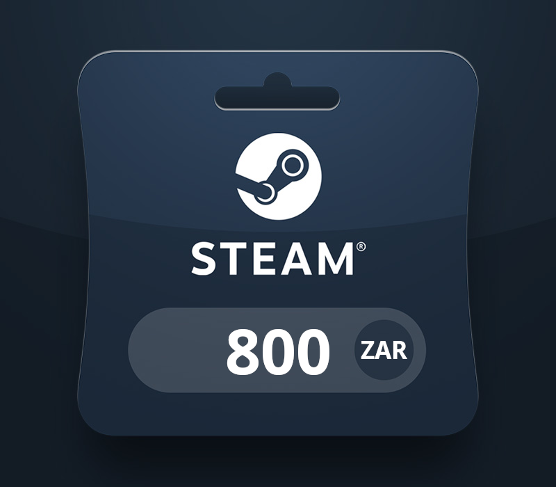 Steam Wallet ZAR 800 Gift Card ZA cover art