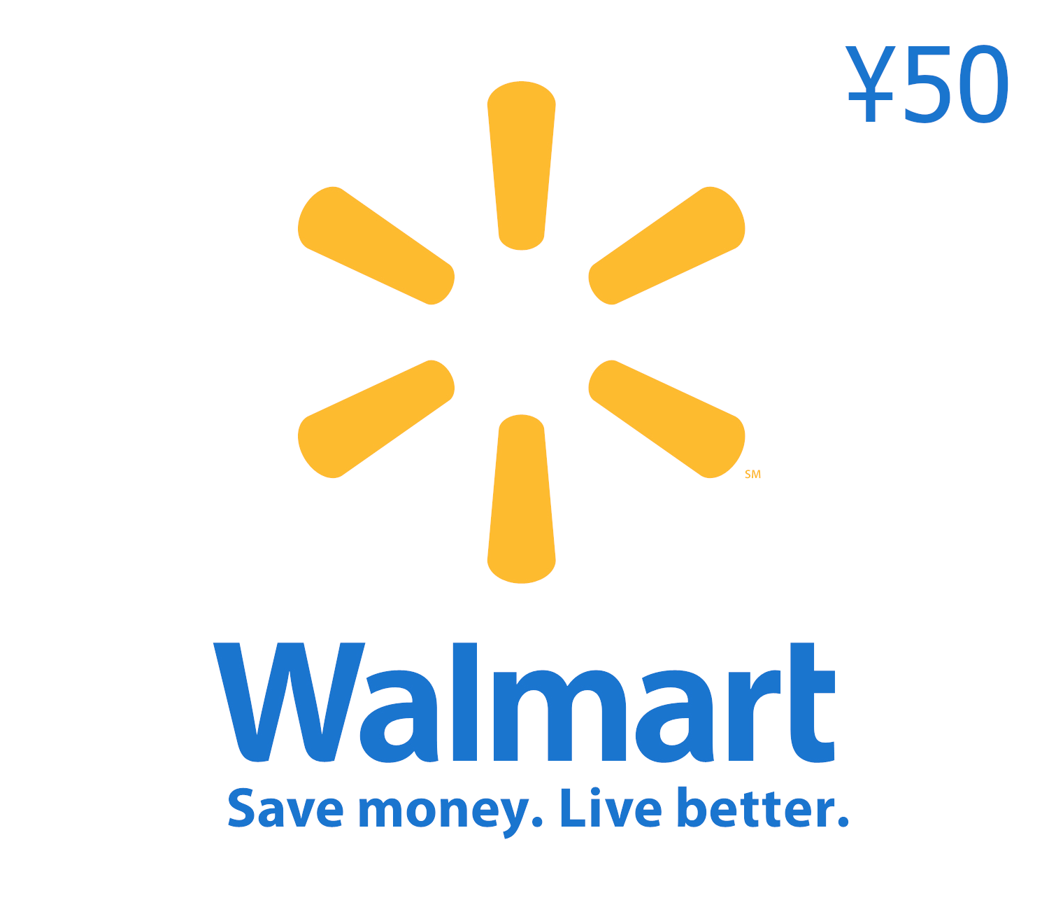 Walmart 50 CNY Gift Card CN cover art