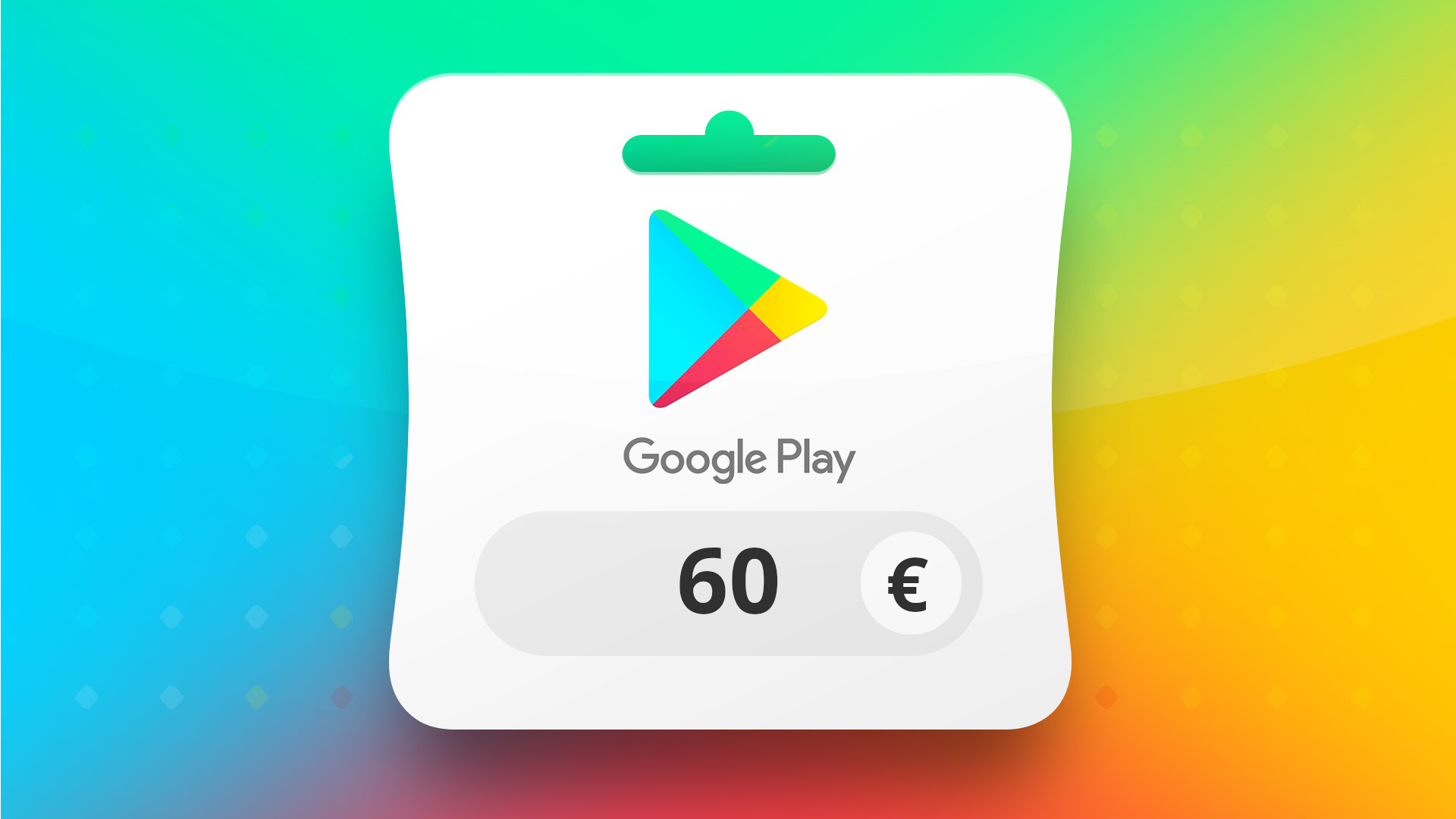 Google Play EUR 60 Gift Card FR screenshot 1