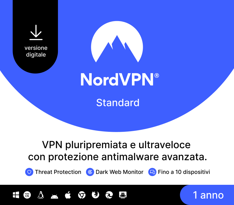 NordVPN Standard IT Key (1 Year / 10 Devices) cover art