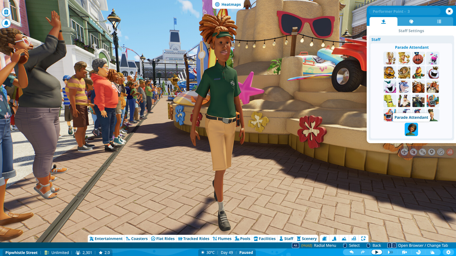 Planet Coaster 2 - Parades Pack DLC PC Steam CD Key screenshot 4