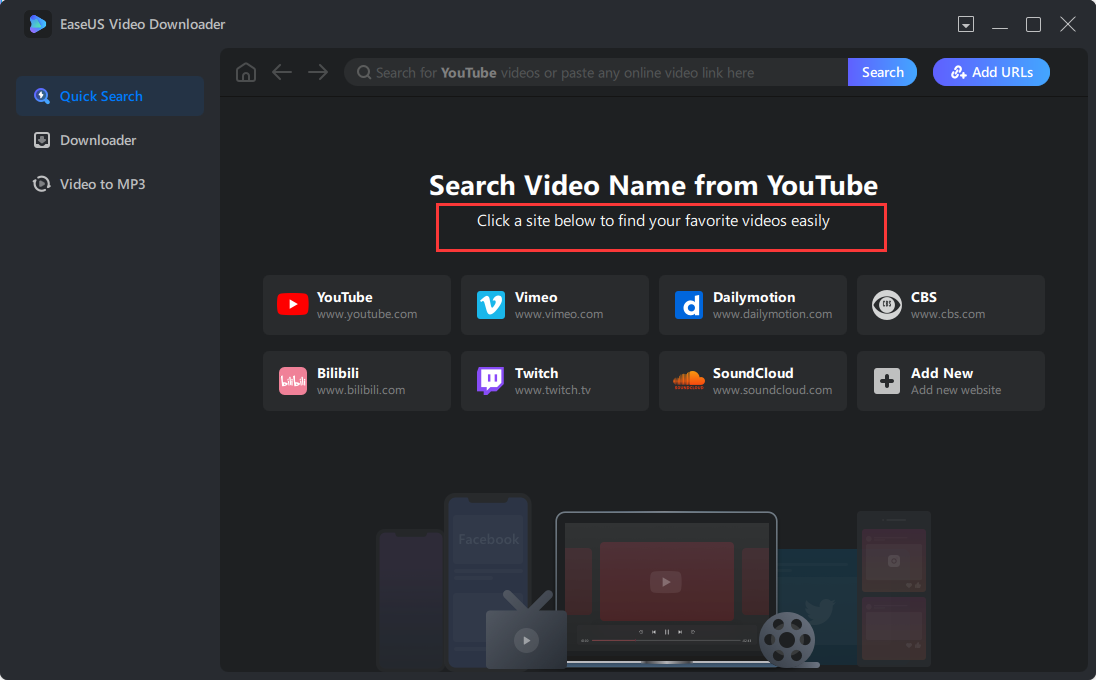 EaseUS Video Downloader for Mac Key (3 Devices) screenshot 2