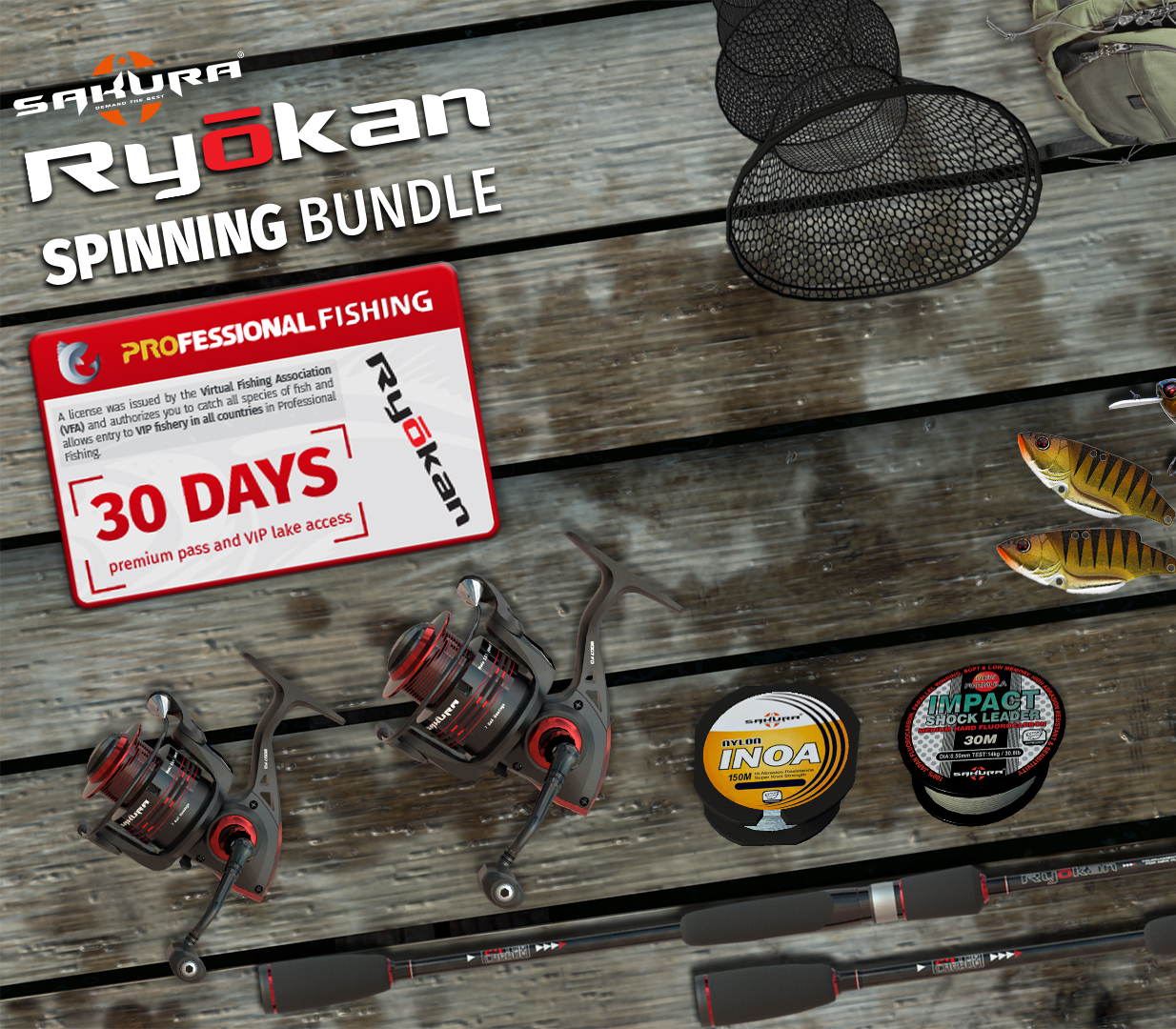 Professional Fishing - Sakura Ryokan Spinning DLC Steam CD Key 커버 아트