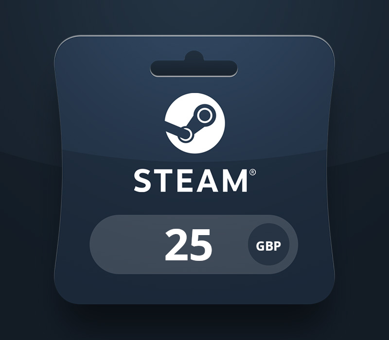 Steam Gift Card £25 UK Activation Code cover art