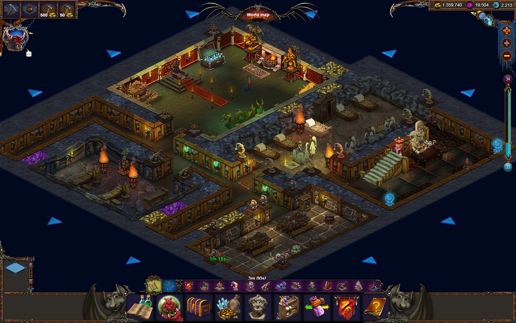 Little Imps: A Dungeon Builder Steam CD Key screenshot 4