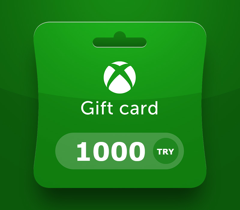 XBOX Live TRY 1000 Prepaid Card TR cover art
