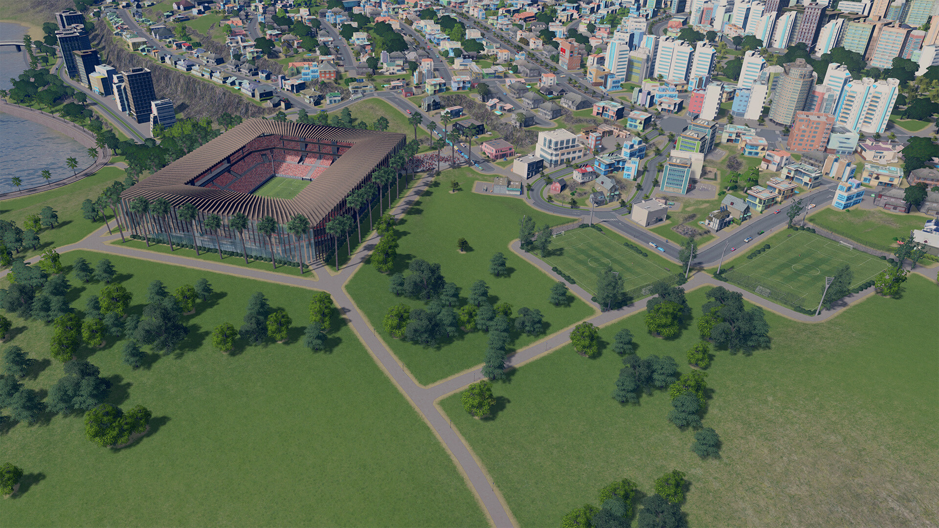 Cities: Skylines - Content Creator Pack: Sports Venues DLC EU PC Steam CD Key screenshot 4