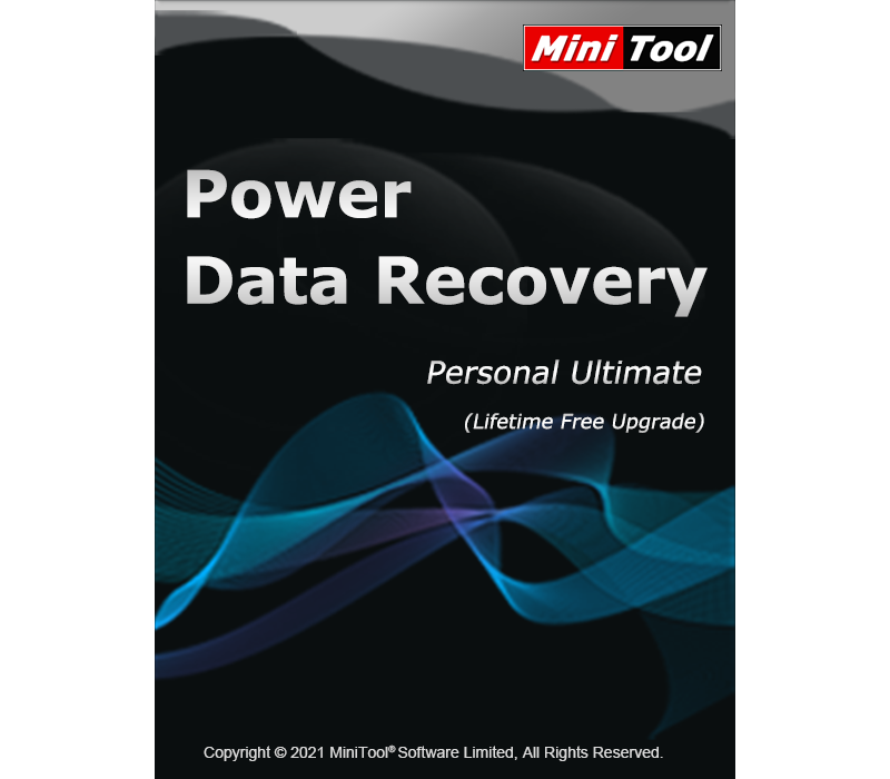 MiniTool Power Data Recovery Personal Ultimate License (3 PCs) cover