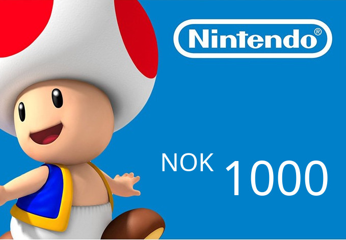 Nintendo eShop Prepaid Card NOK 1000  Key NOK screenshot 1