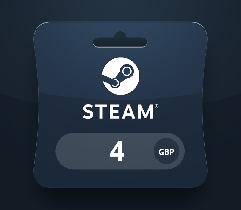 Capa de PC Steam Gift Card GBP 4 UK Activation Code