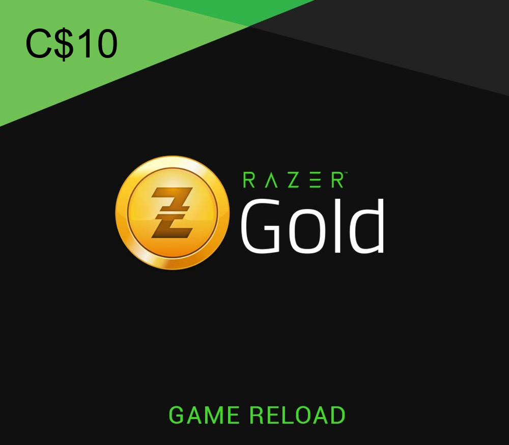 Capa de Razer Gold C$10 CA
