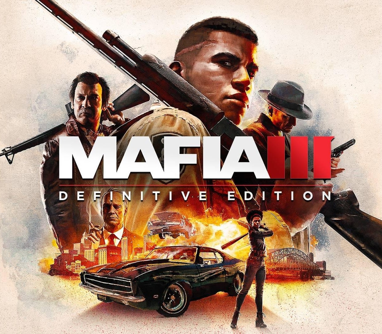 Mafia III Definitive Edition US Steam CD Key cover art